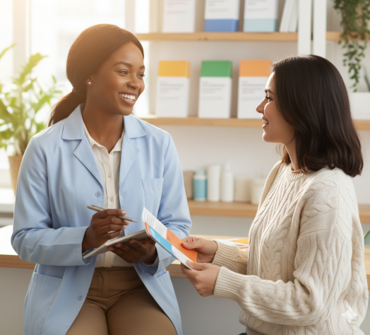 Wellness coaching session